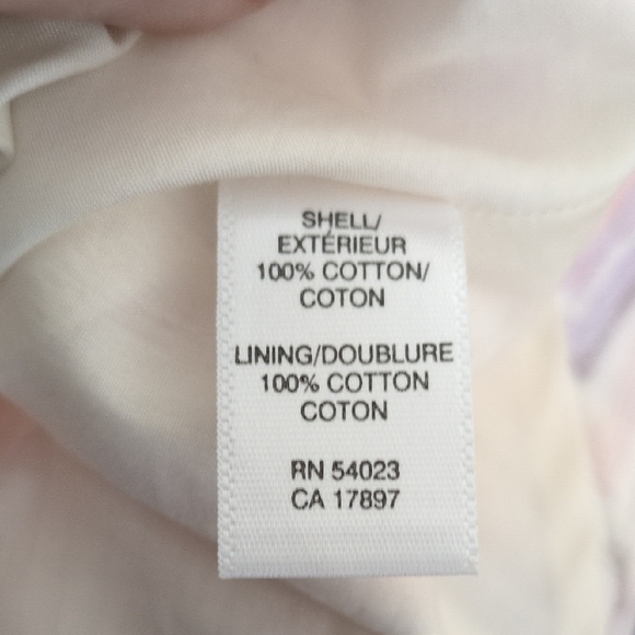 Banana Republic Purple, Pink and White A-Line Skirt, size 14 - Picture 9 of 9